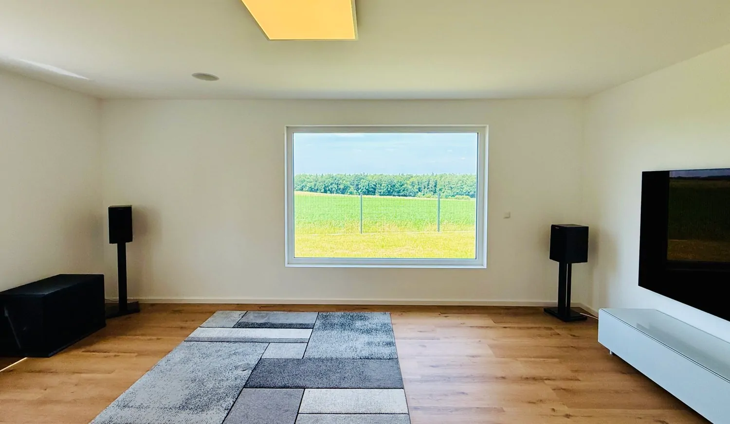 Panoramafenster zu den Feldern