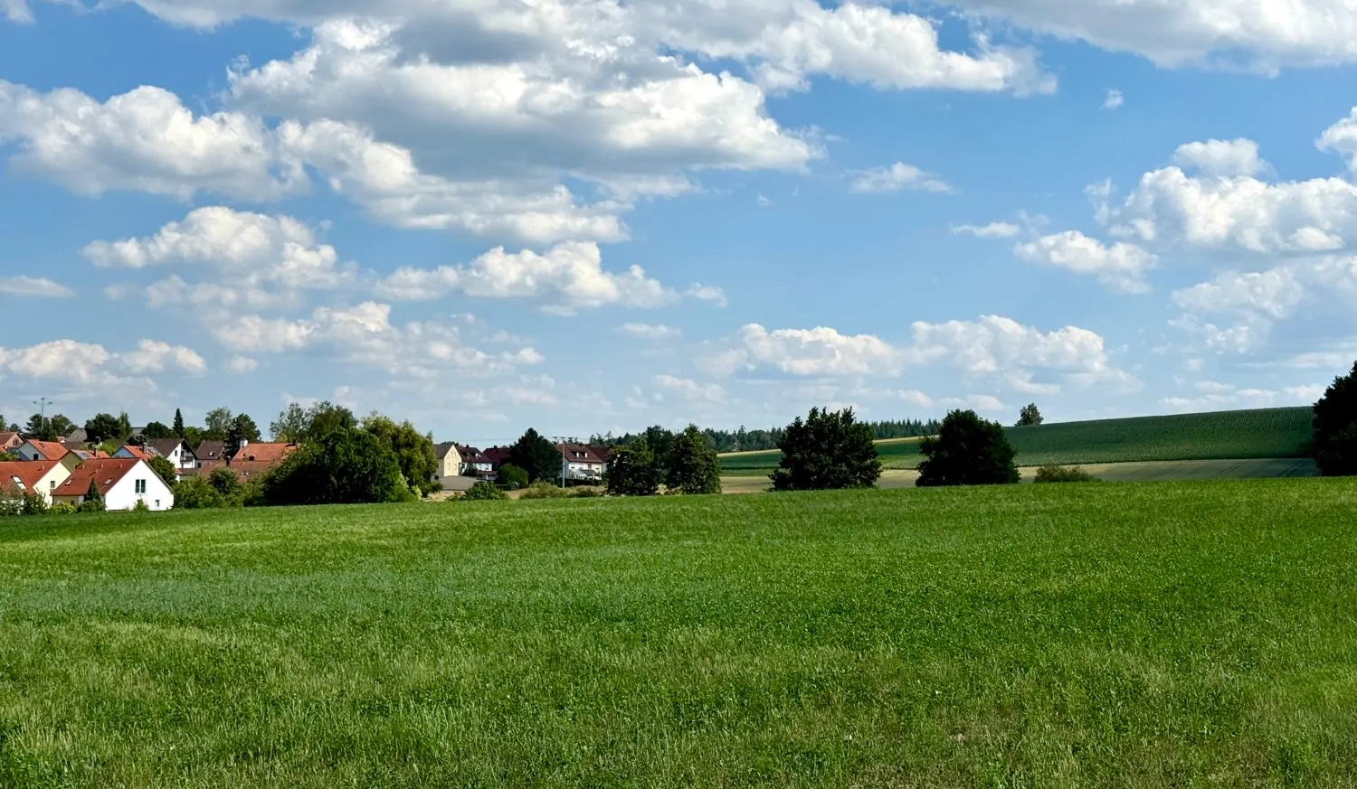Wohnen direkt an den Feldern