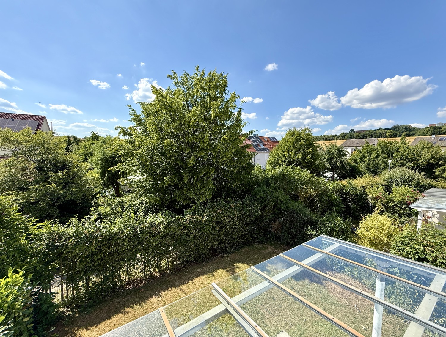 schöner unverbauter  Weitblick