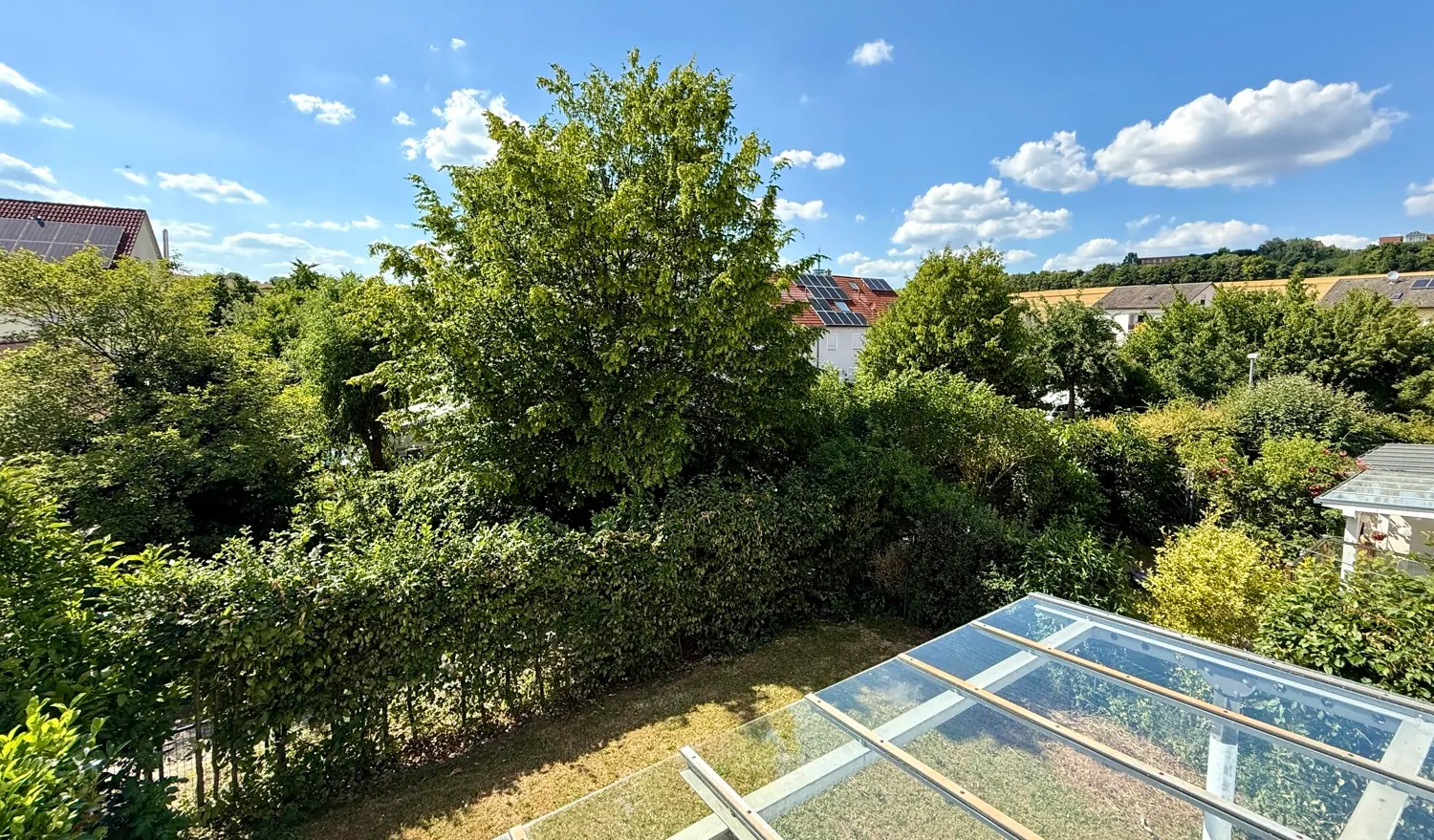 schöner unverbauter  Weitblick