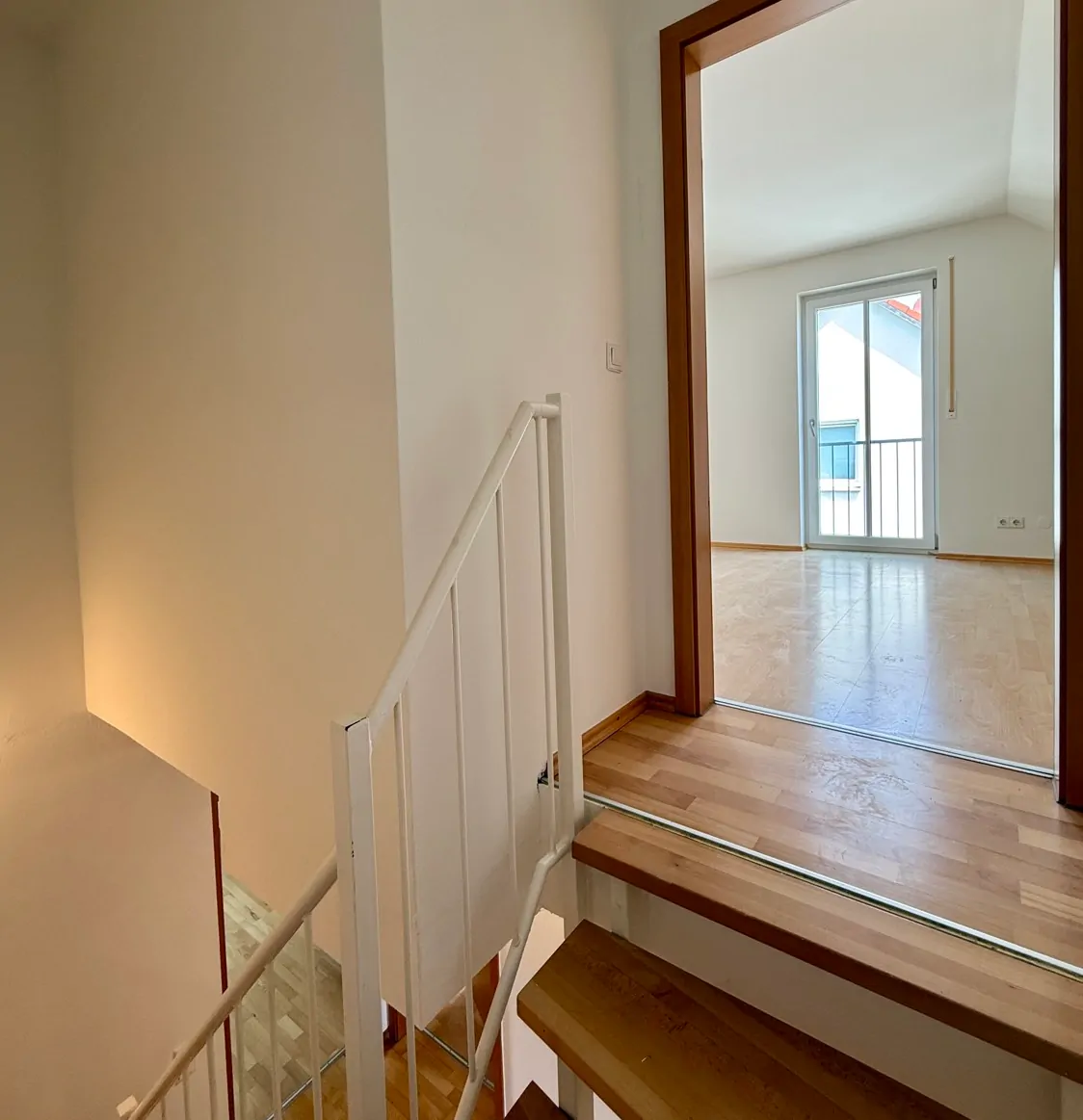 Treppe zu Dachstudio