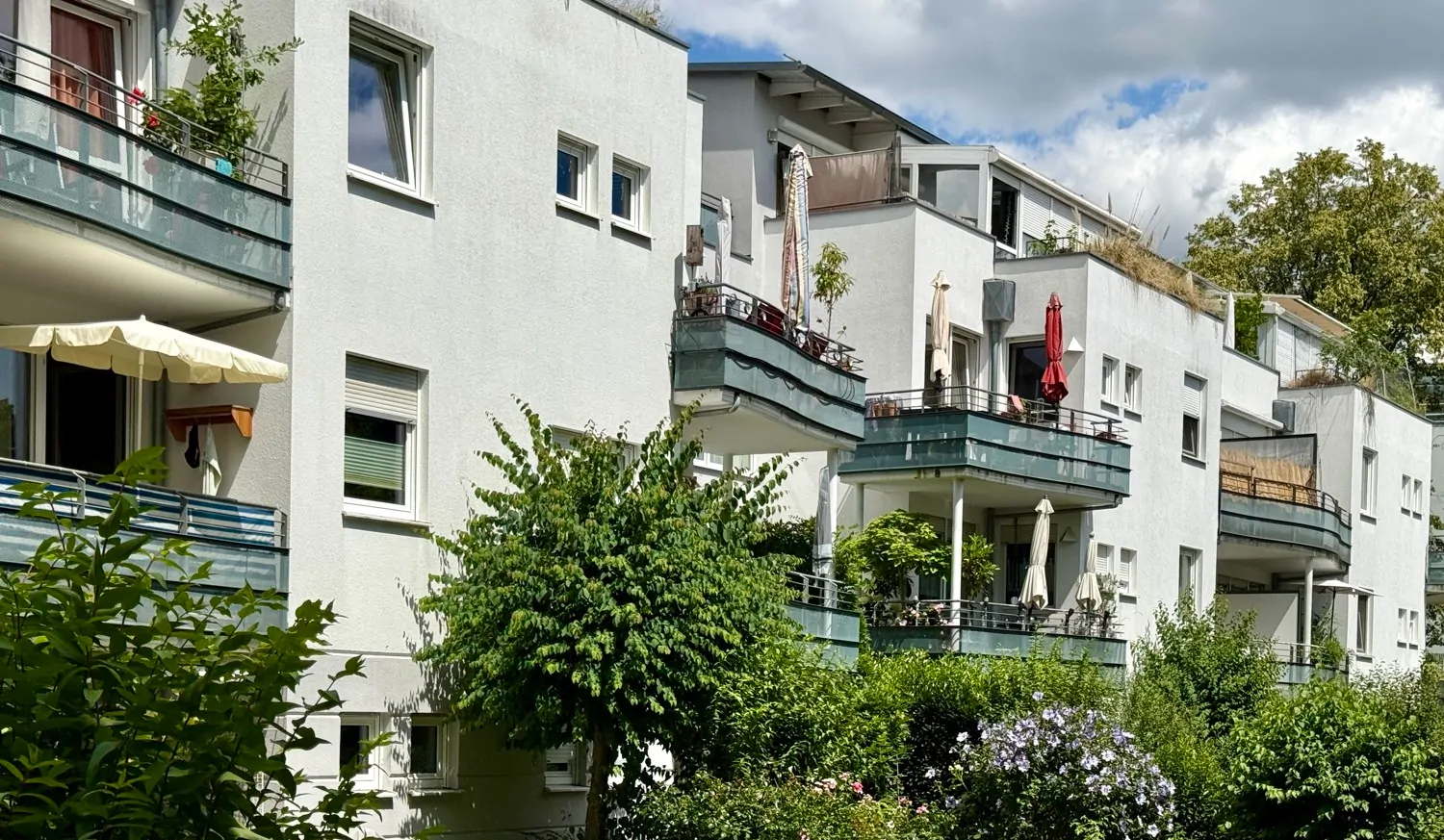offener Dachterrassen-Balkon