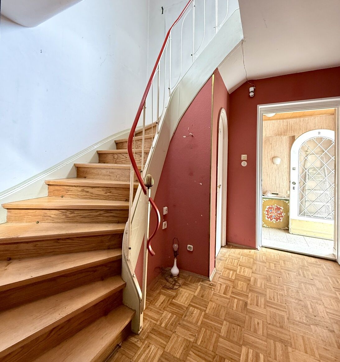 edle Holztreppe