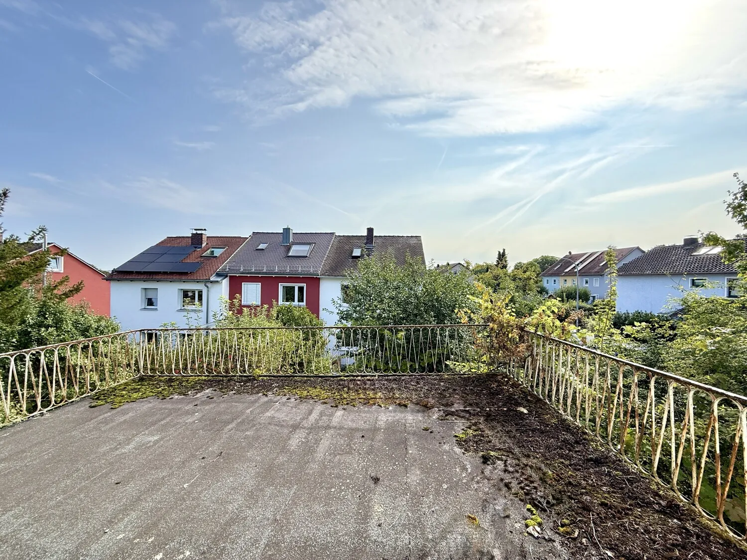 große Dachterrasse