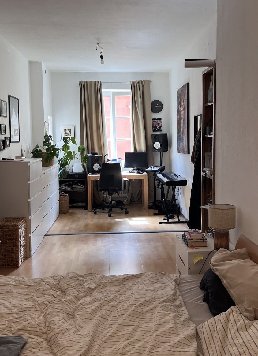 Schlaf- und Arbeitszimmer
