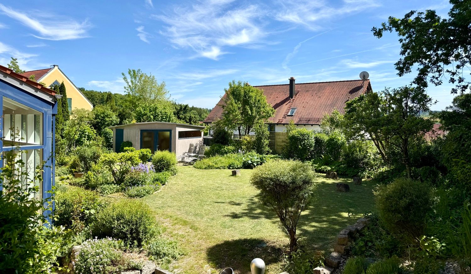 Aussicht in den Garten