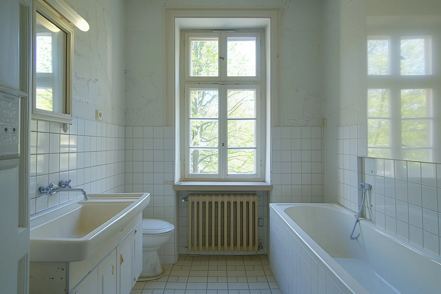 Tageslichtbad mit historischem Charme Raumbeispiel