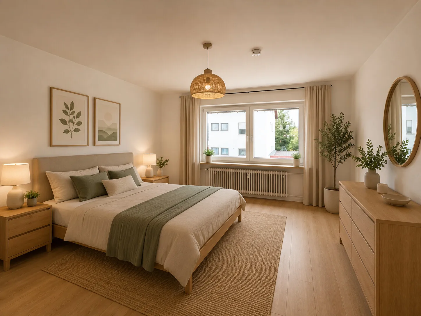 Visualisierung Schlafzimmer – Einrichtungsvorschlag