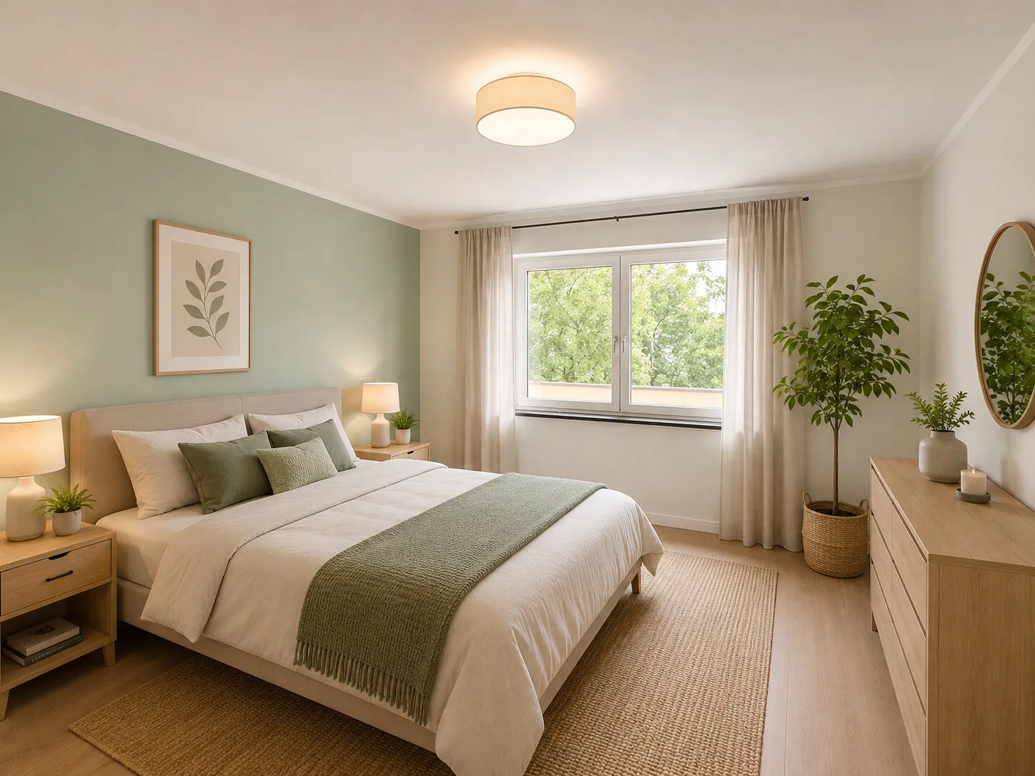 Wohnbeispiel Schlafzimmer – ruhiger Rückzugsort mit harmonischer Raumwirkung