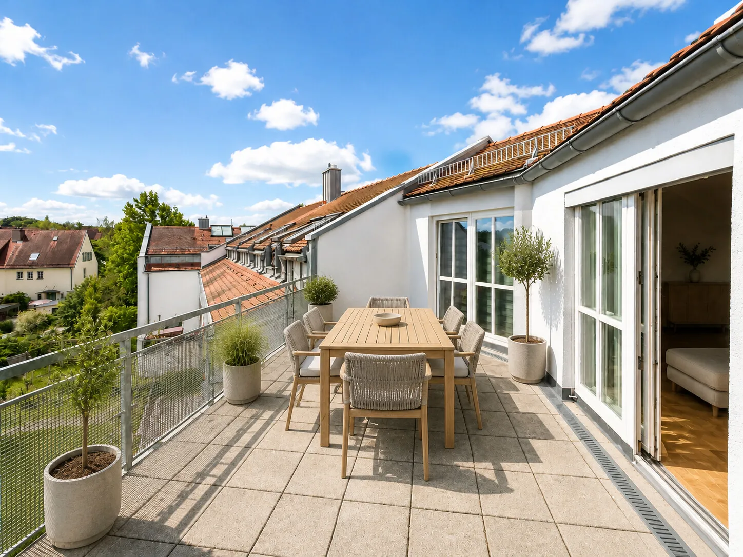 Dachterrasse – Ihr Platz über den Dächern