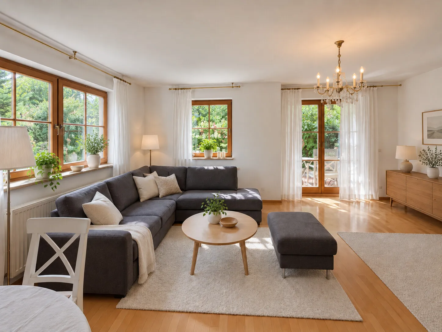 Wohnen mit Gartenblick – Einrichtungsvorschlag