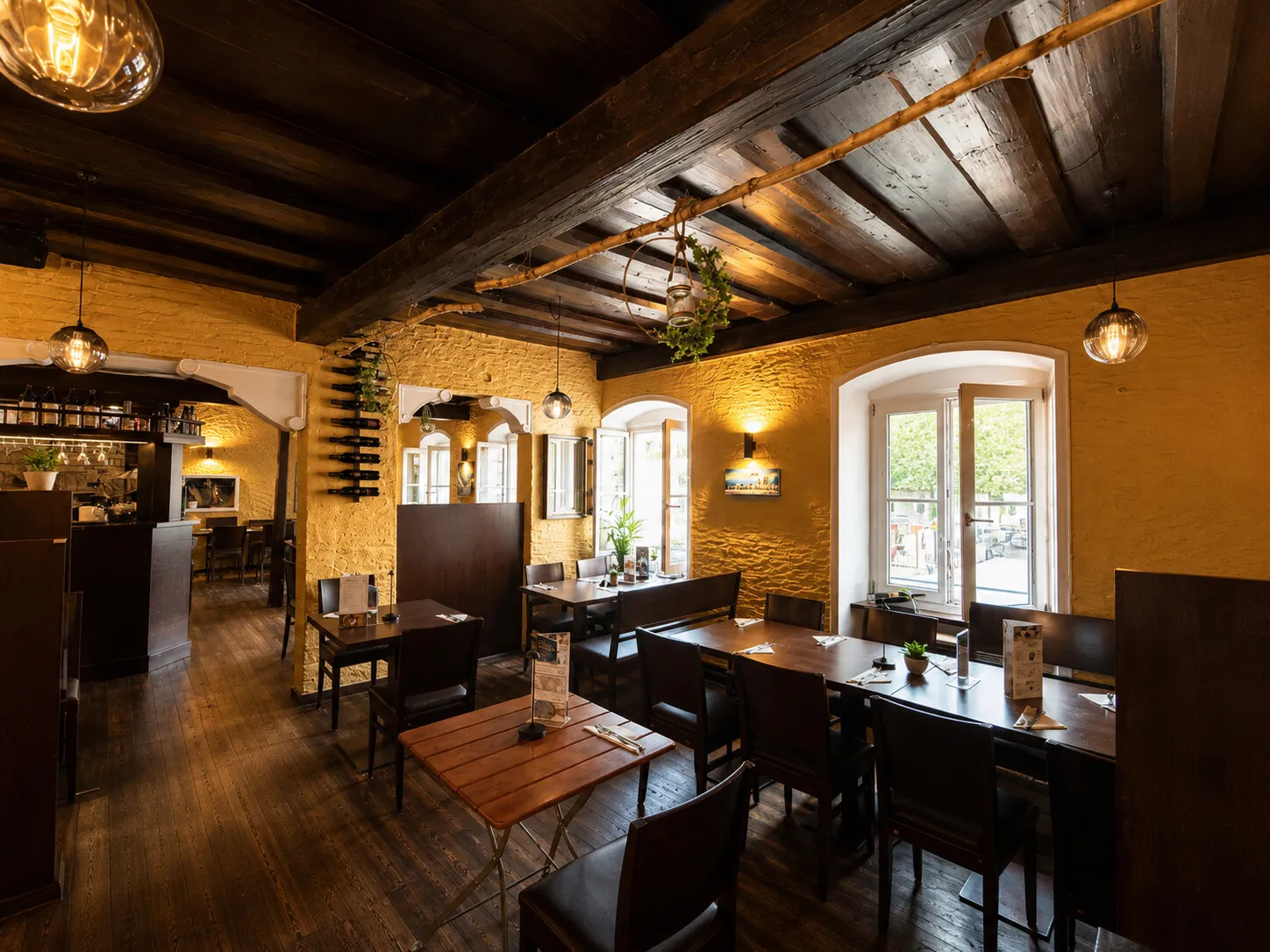 Gastronomiefläche mit Blick zum Alten Kornmarkt