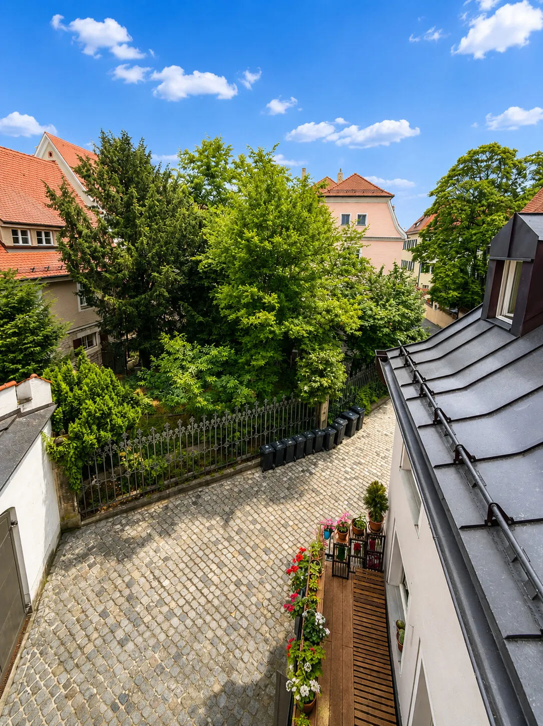 Aussicht zum Domgarten