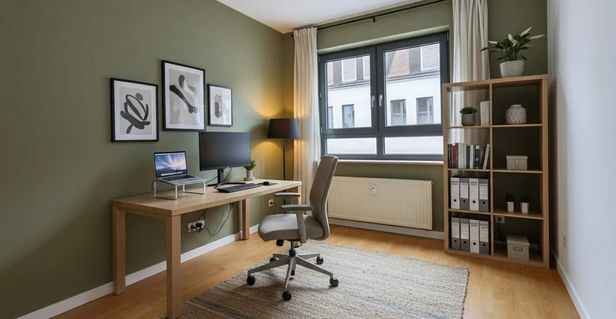 Visualisierung Arbeitszimmer