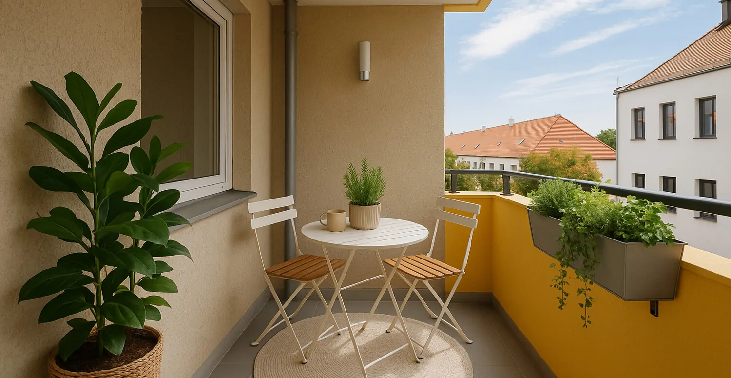 Balkon Visualisierung