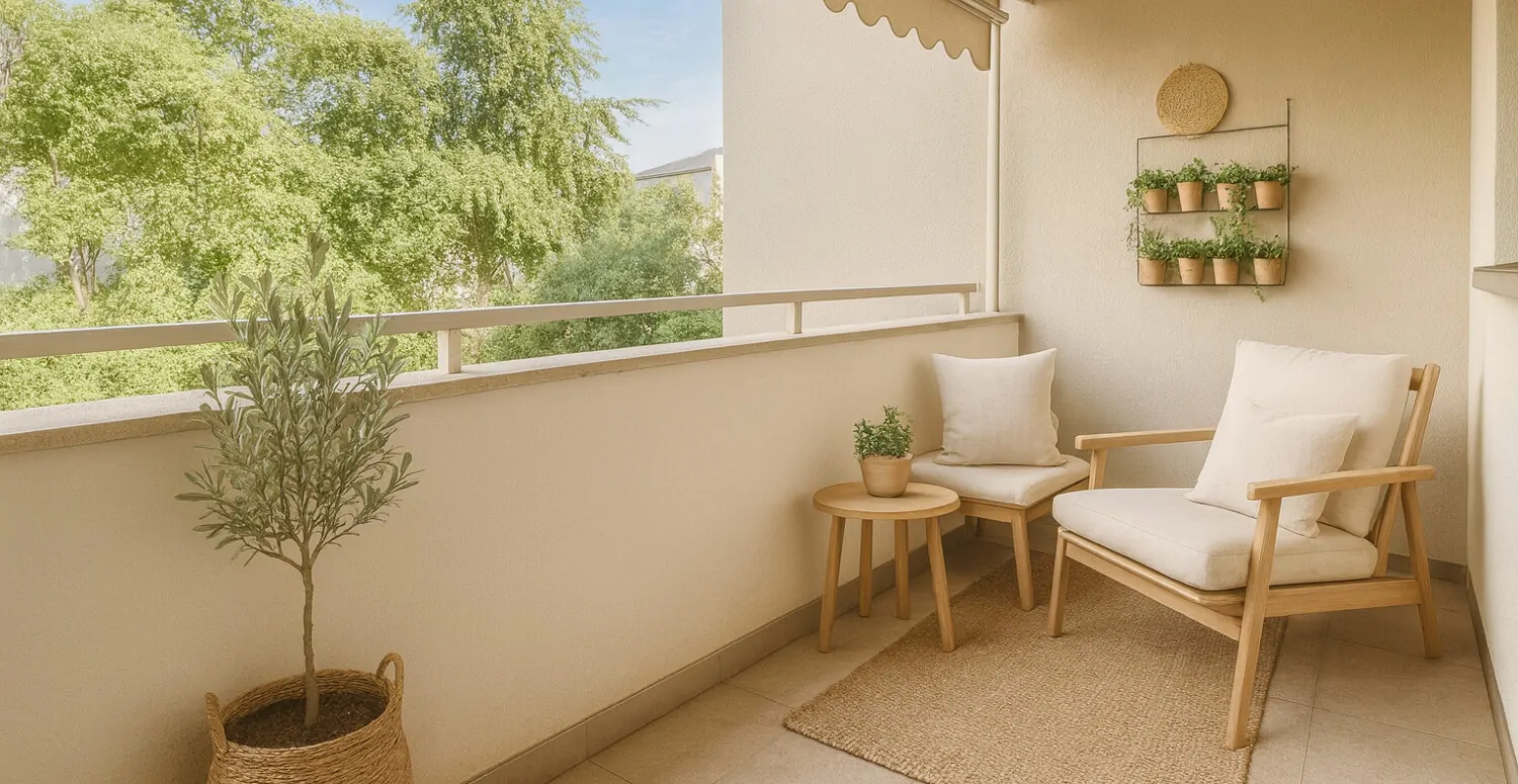 Visualisierung Balkon