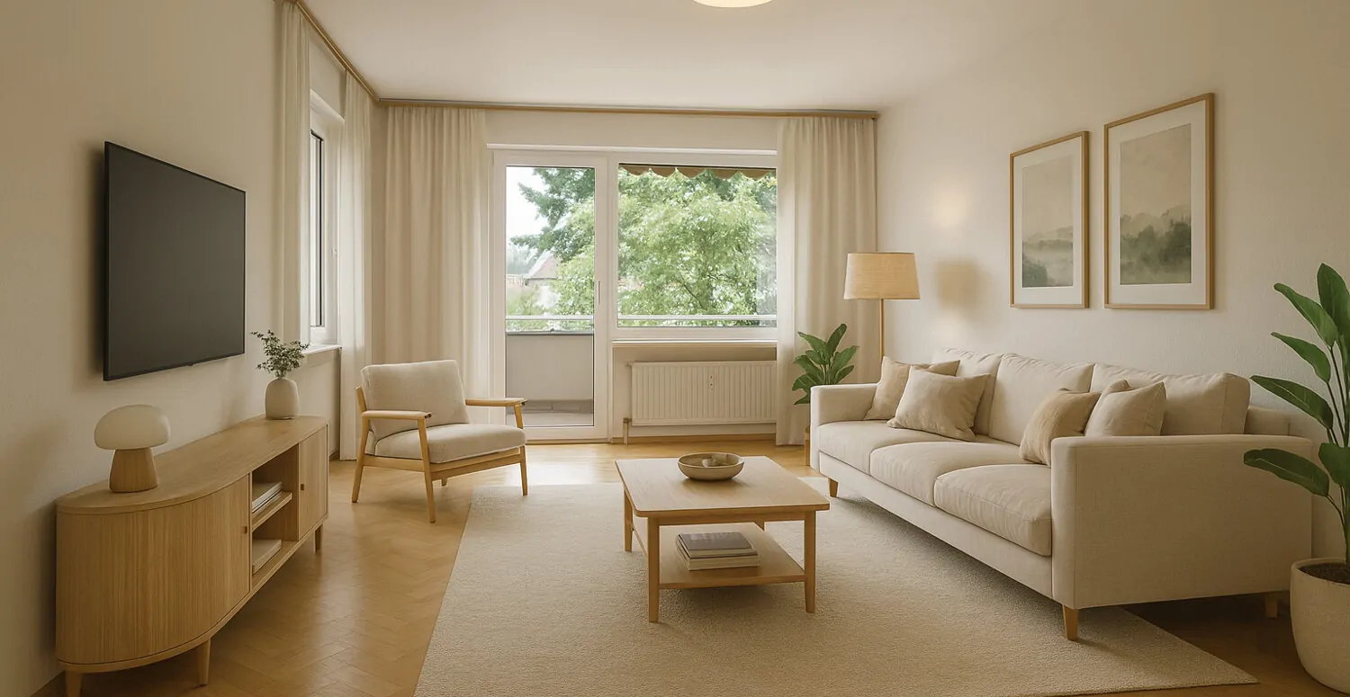 Visualisierung Wohnzimmer