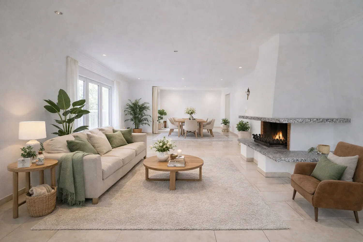 KI Visualisierung Wohnen EG