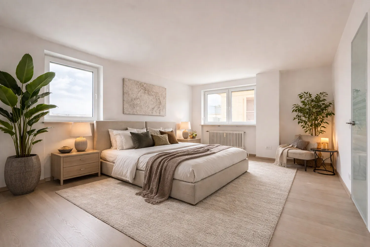 Masterschlafzimmer KI-Visualisierung