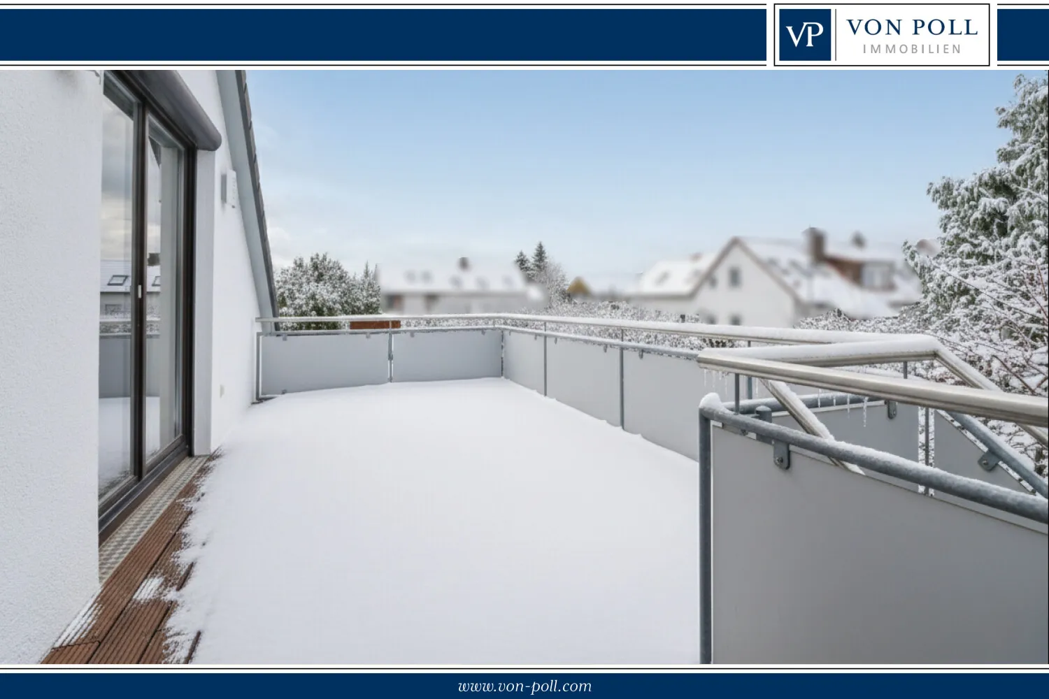 Lichtdurchflutete Dachgeschoss-Wohnung