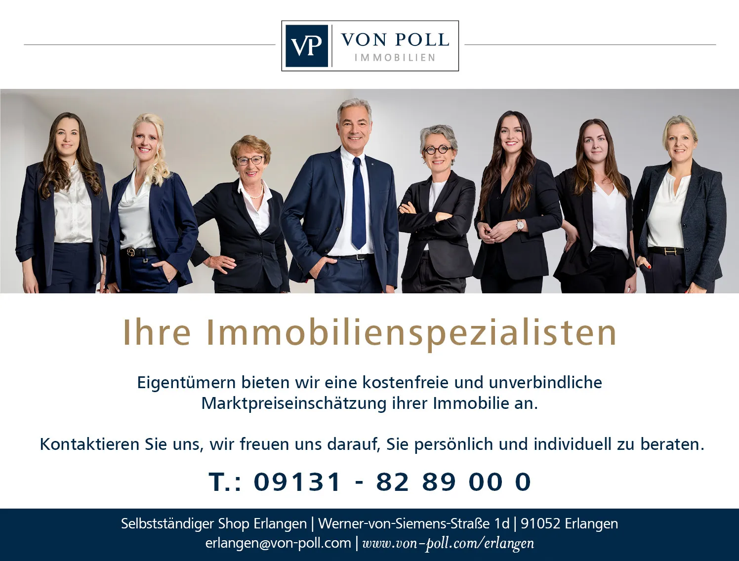 Team VON POLL IMMOBILIEN Erlangen