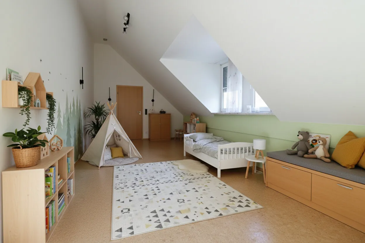 Kinderzimmer KI-Visualisiert