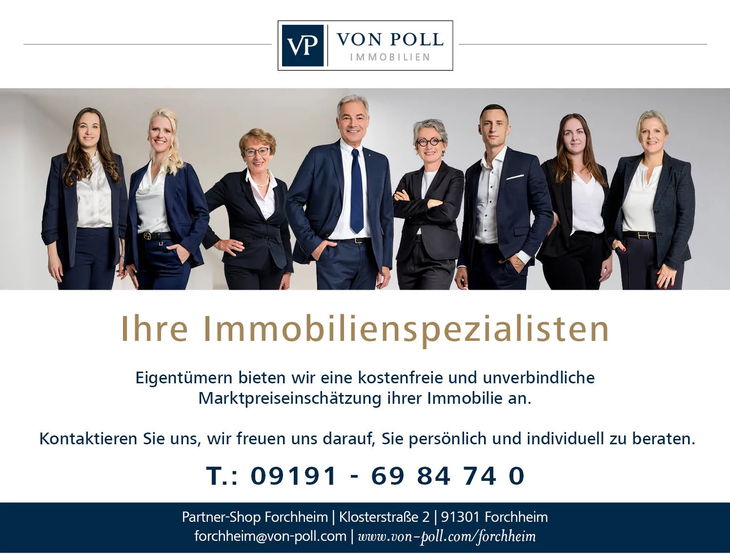 Team VON POLL IMMOBILIEN Erlangen