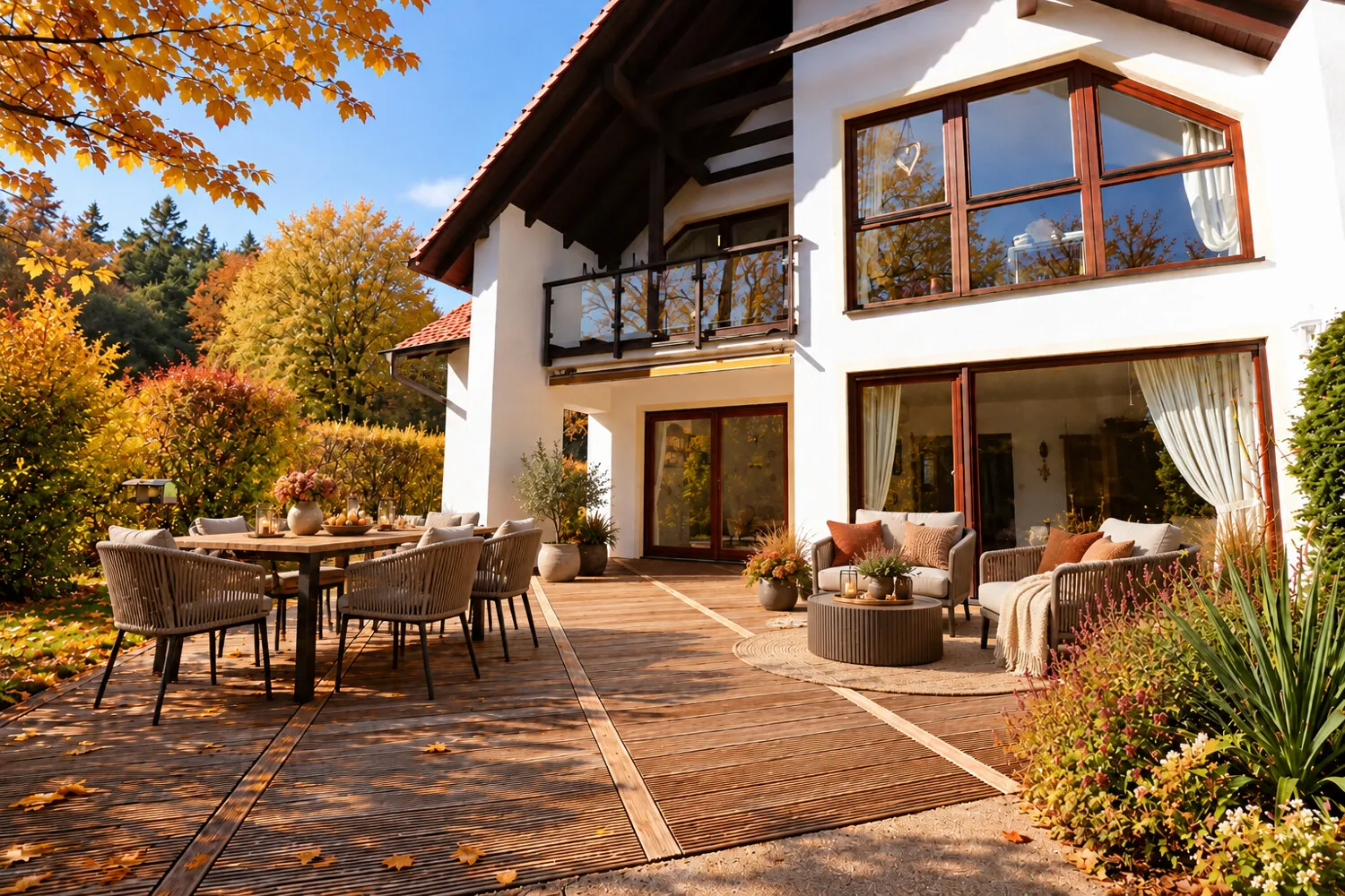 KI-Visualisiert Terrasse