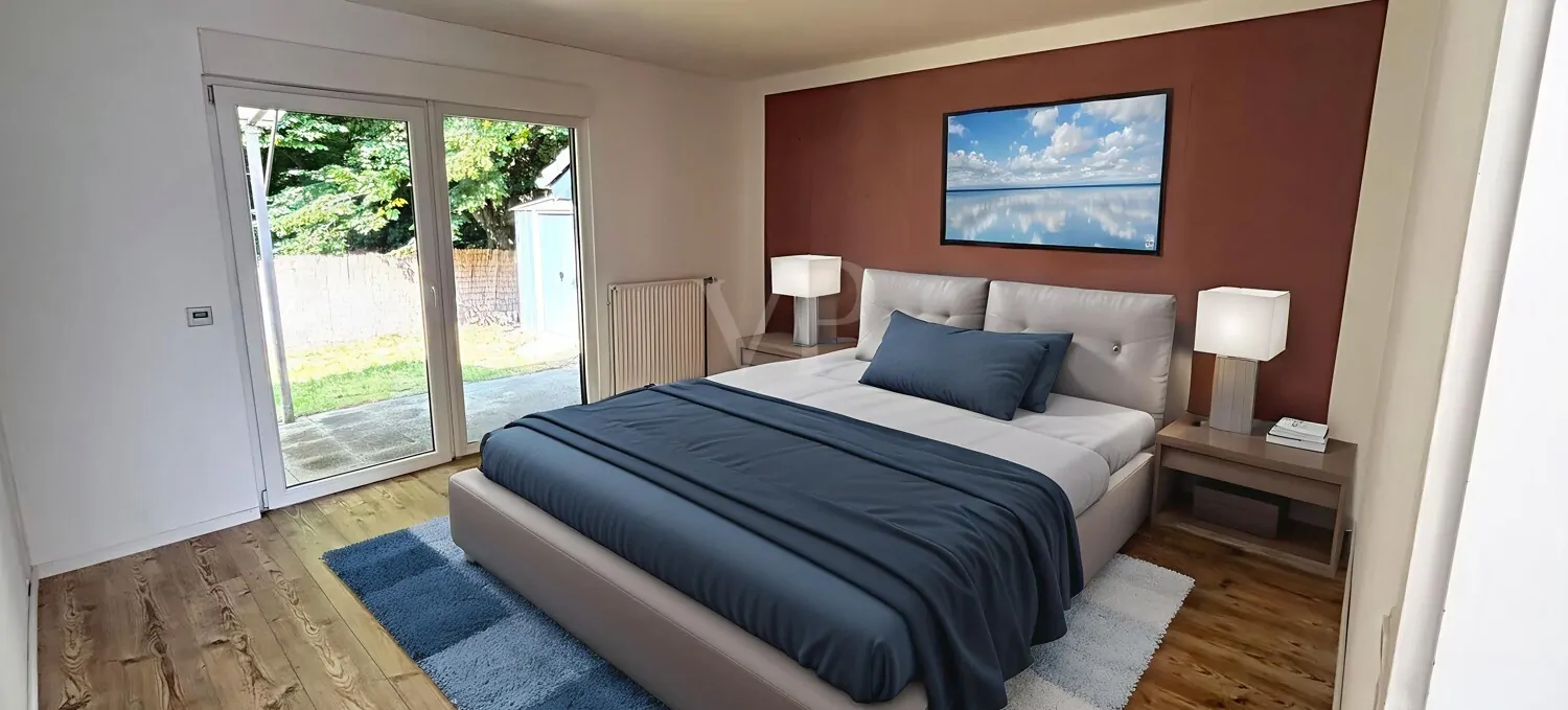 Einrichtungsbeispiel KI: Schlafzimmer