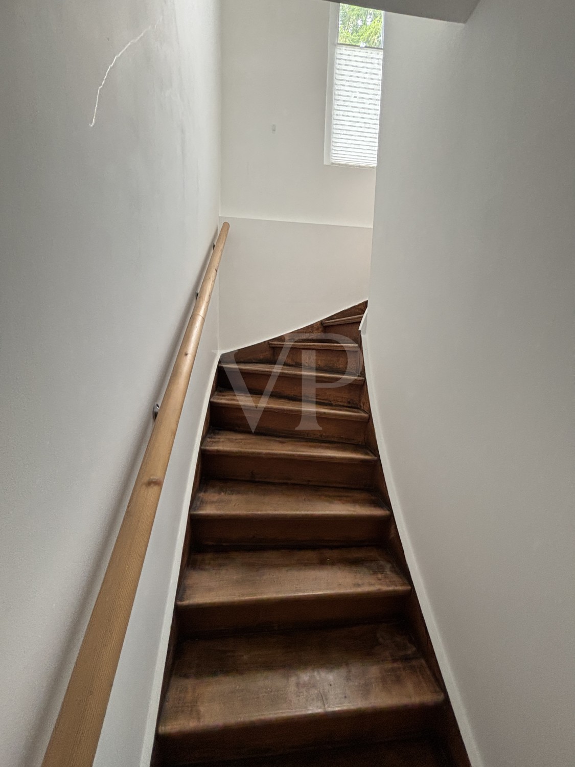 Treppe zur oberen Etage