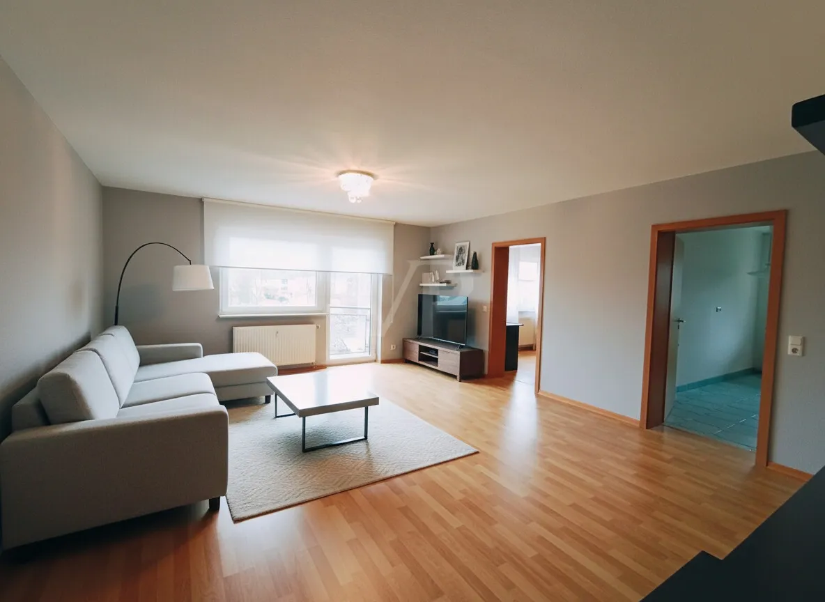 Wohnzimmer KI-generiert