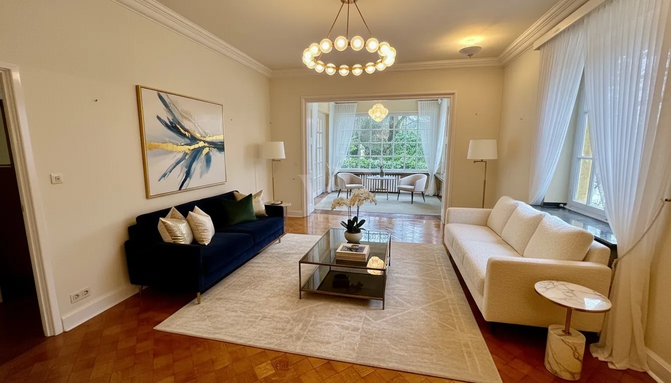 KI-generiert Wohnzimmer