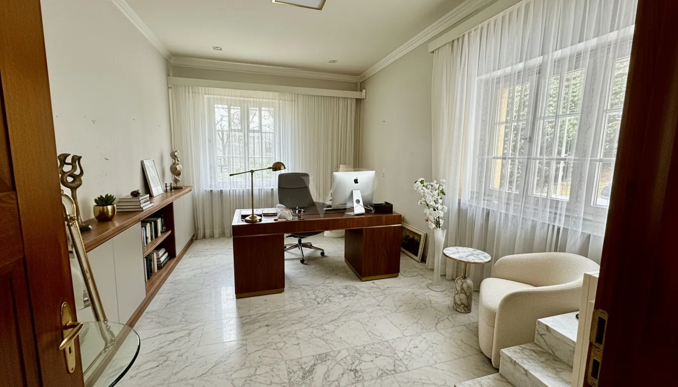 KI-generiert Arbeitszimmer