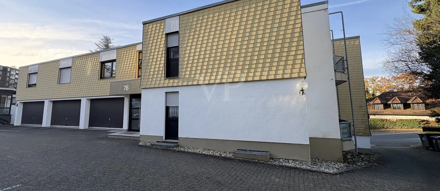 Ansicht von der Parkfläche