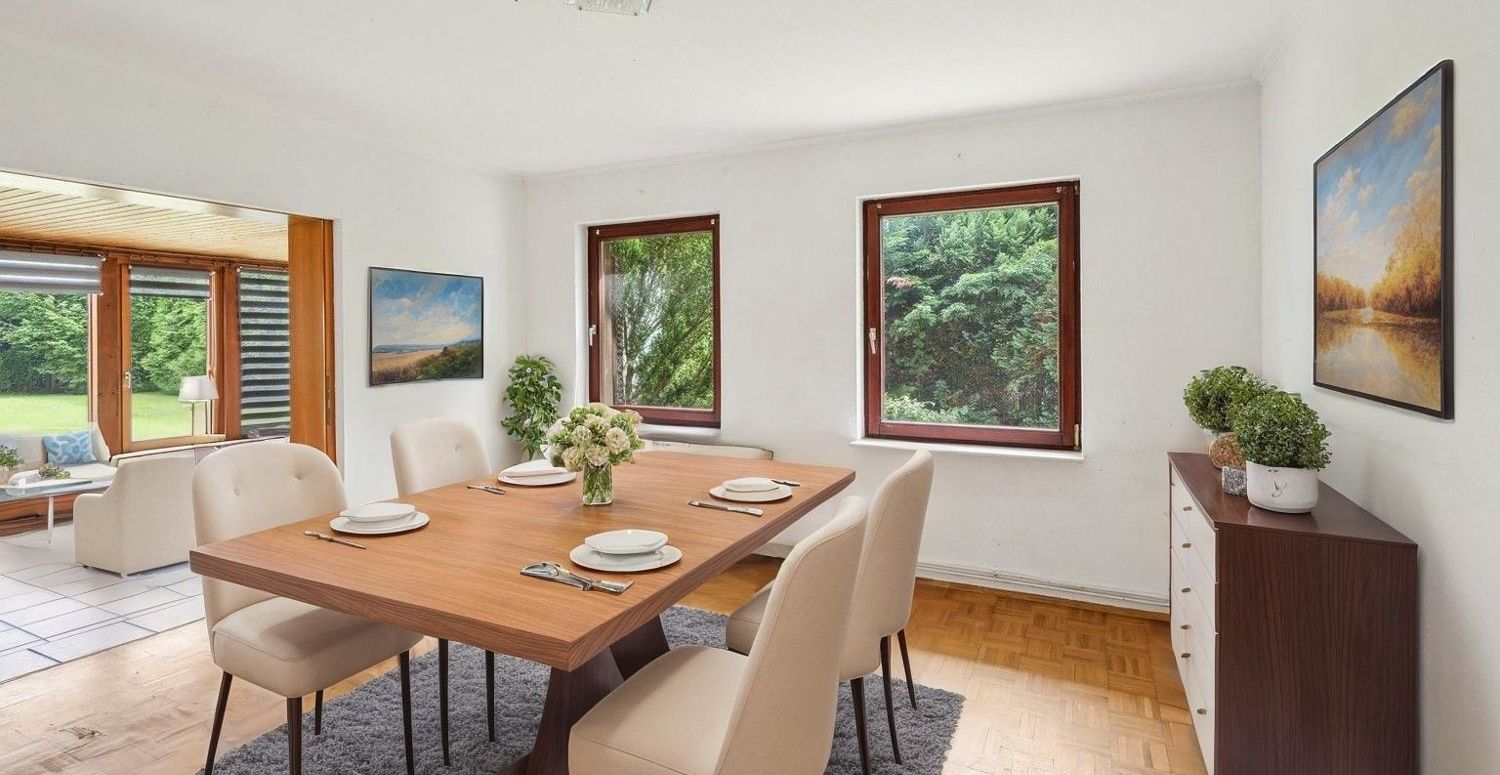 Durchgangszimmer Möblierungsvorschlag