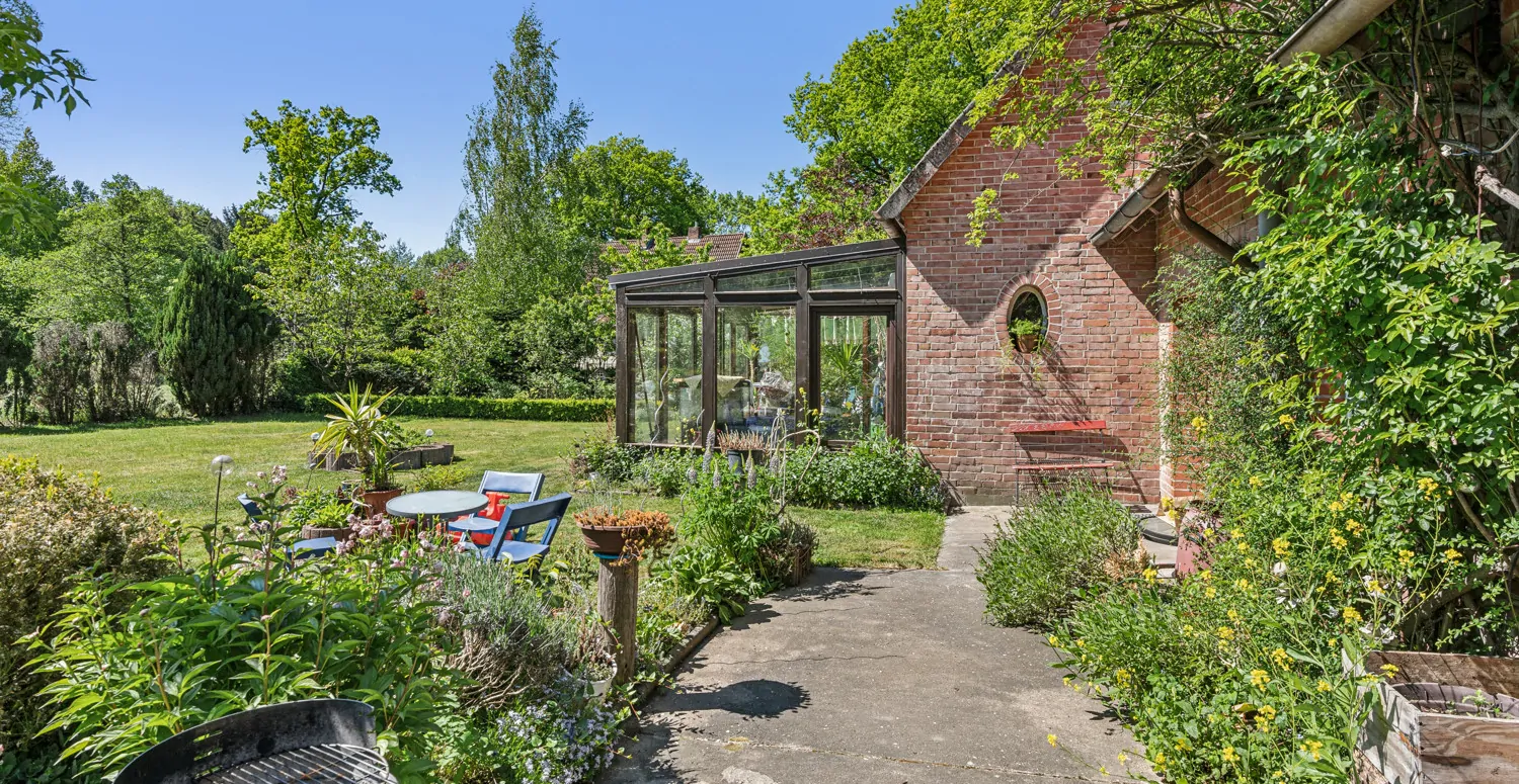 Blick zum Wintergarten