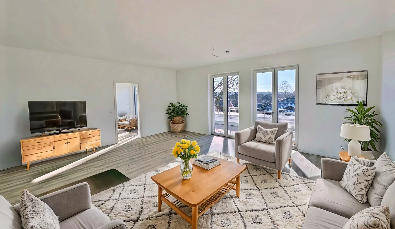 Wohn- Essbereich Möblierungsvorschlag