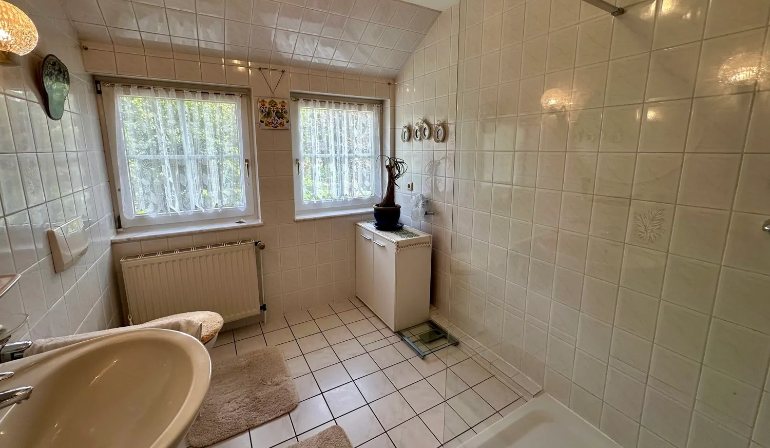 Duschbad im Dachgeschoss