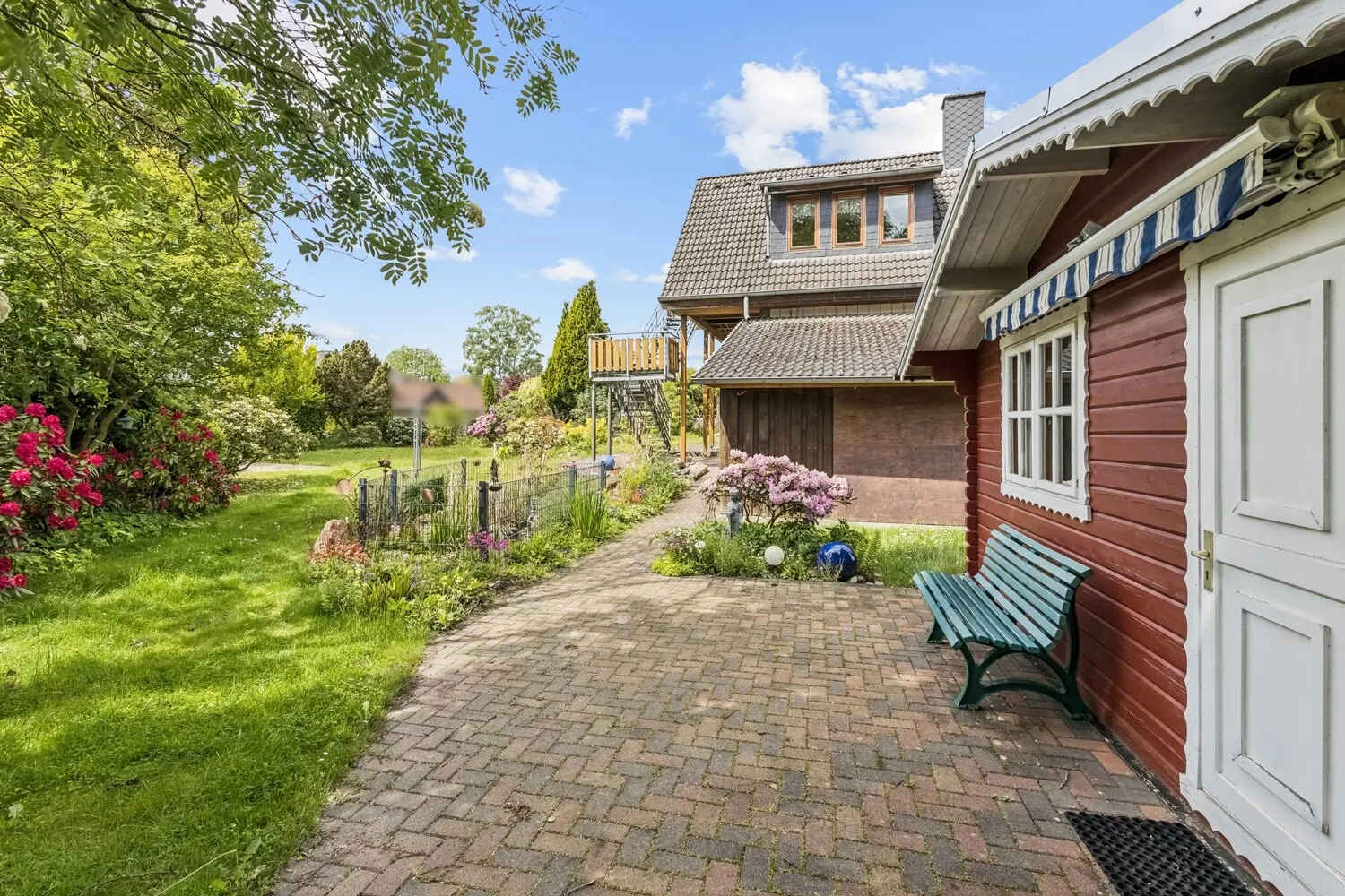 Blick zum Garten