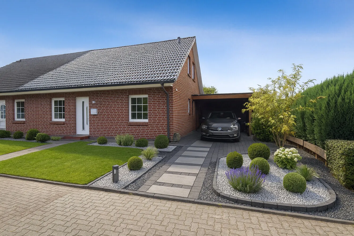 Renovated semi-detached house, ready to move in