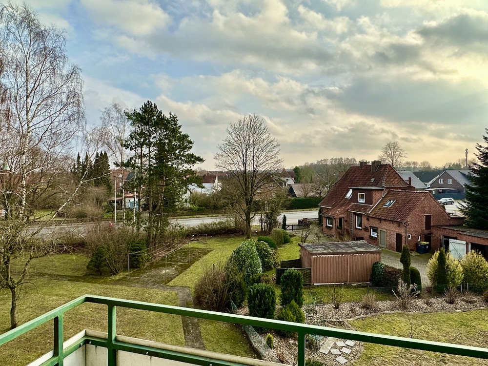 Blick vom Balkon