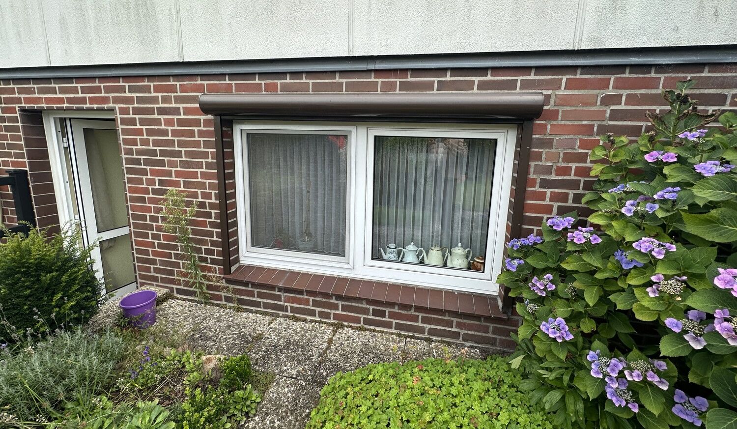 Fenster vom Schlafzimmer im Tiefgeschoss