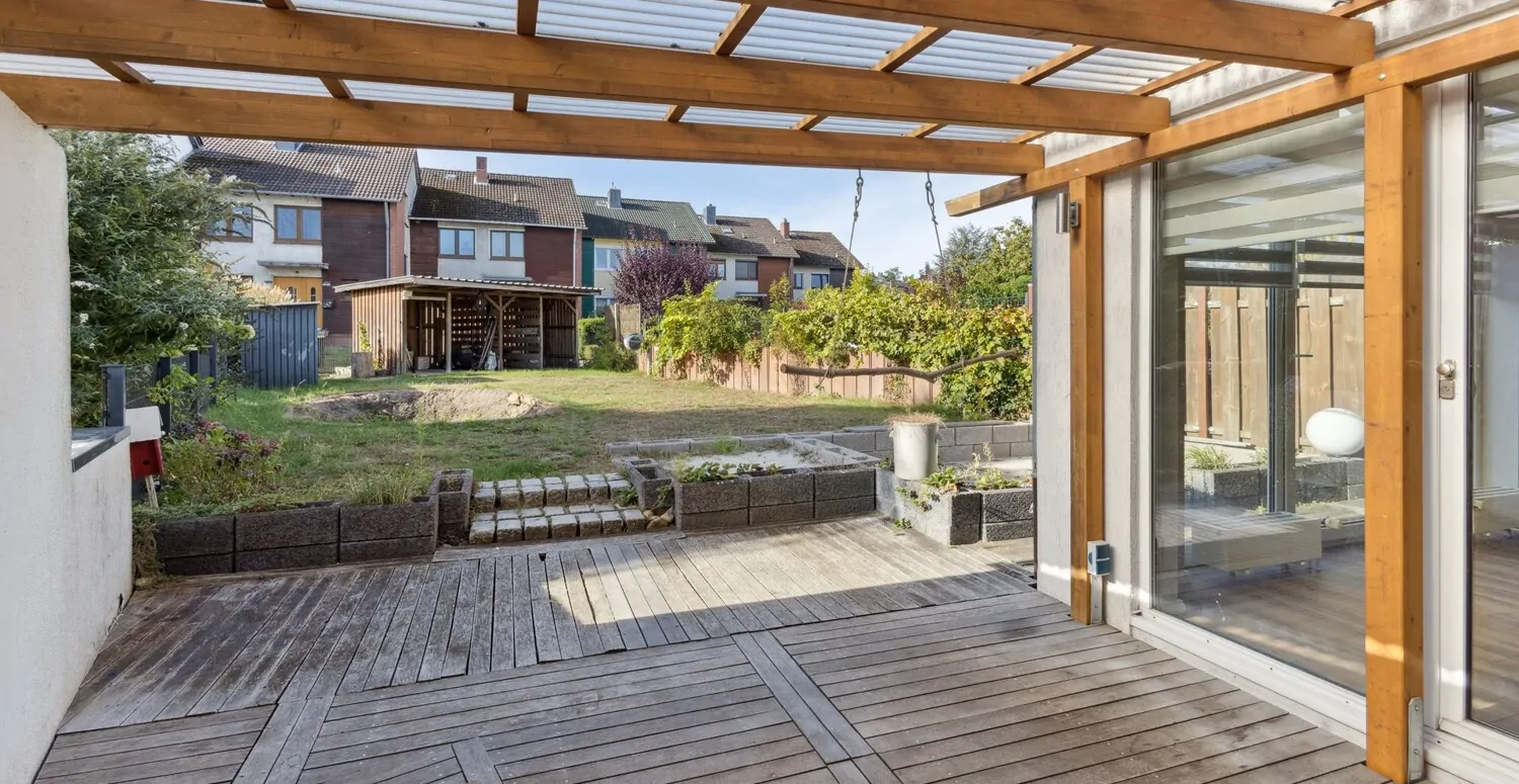 überdachte Terrasse