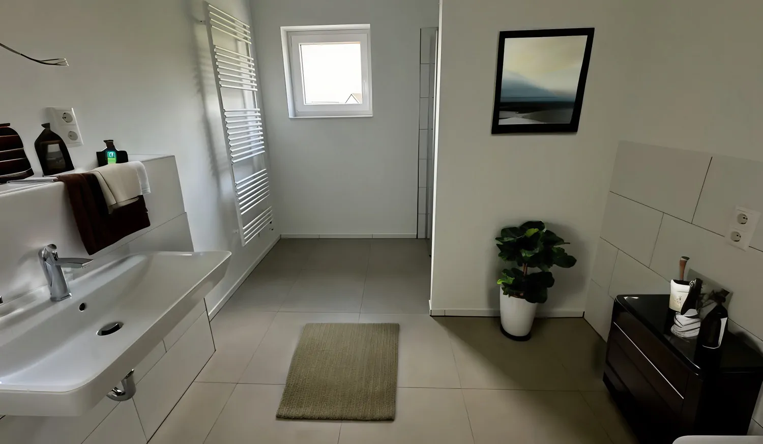 Badezimmer Möblierungs-Beispiel