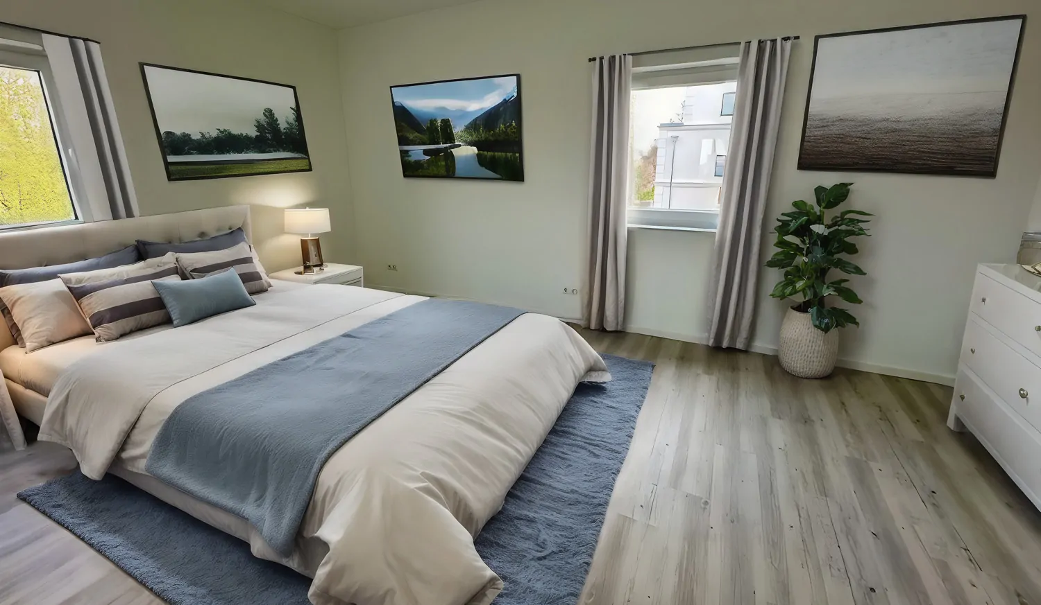 Schlafzimmer Möblierungs-Beispiel