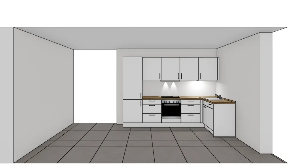 Küche im Erdgeschoss