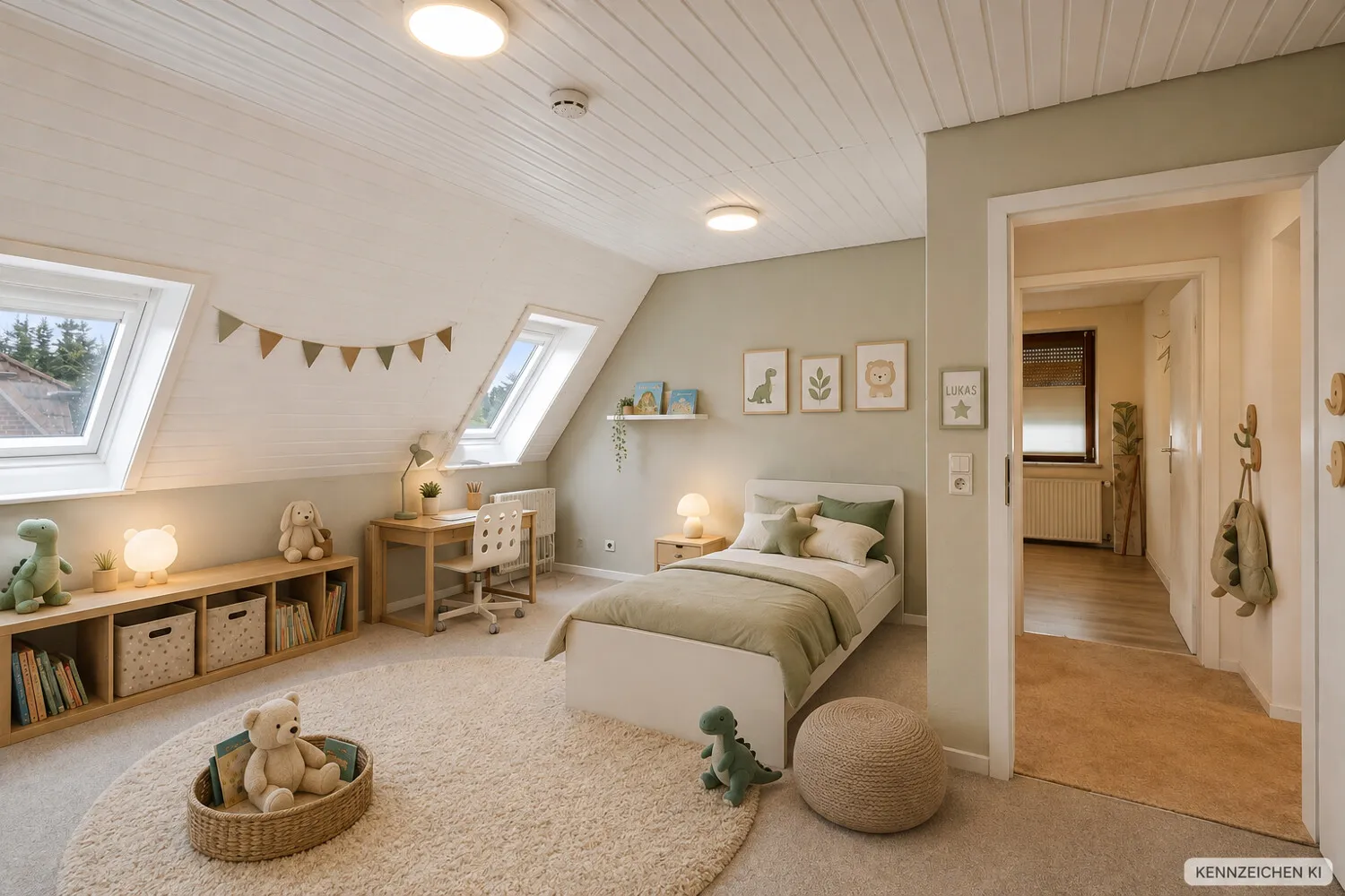 Kinderzimmer KI generiert
