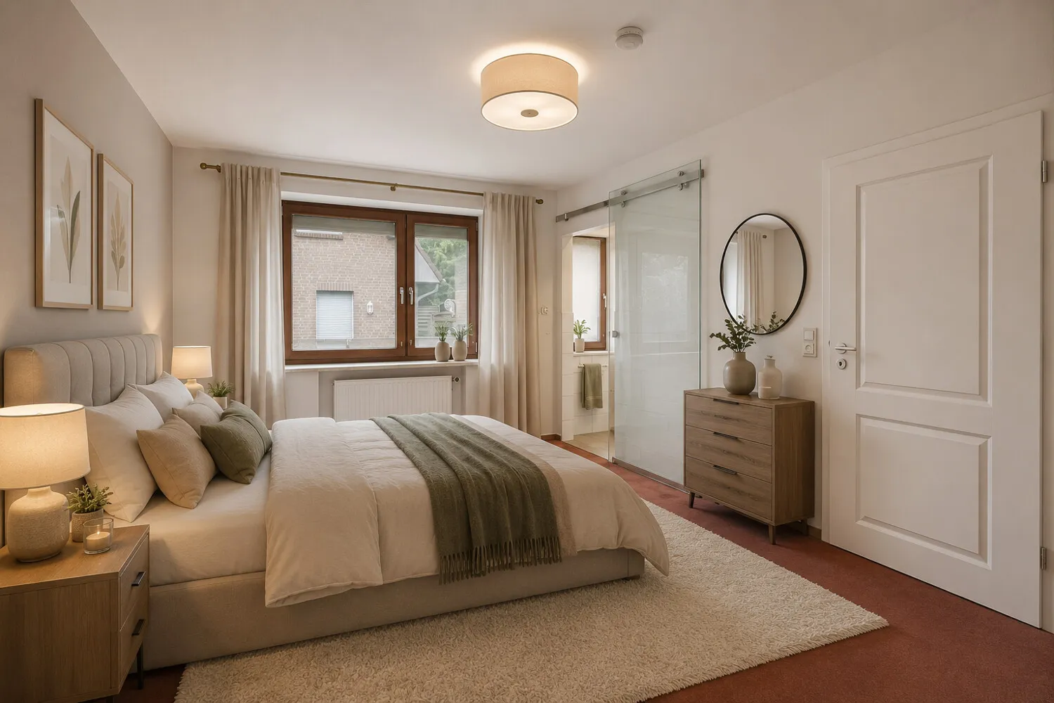 Schlafzimmer KI generiert