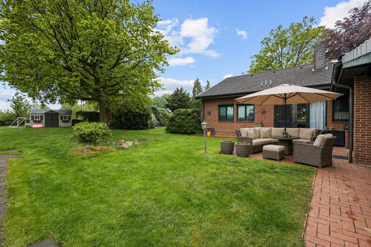 Terrasse in Südostausrichtung