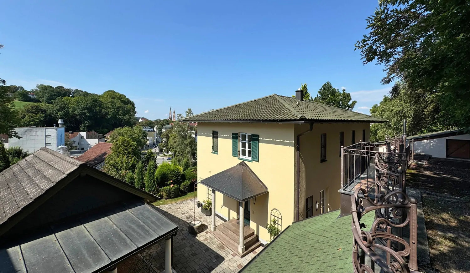 Ausblick Dachterrasse